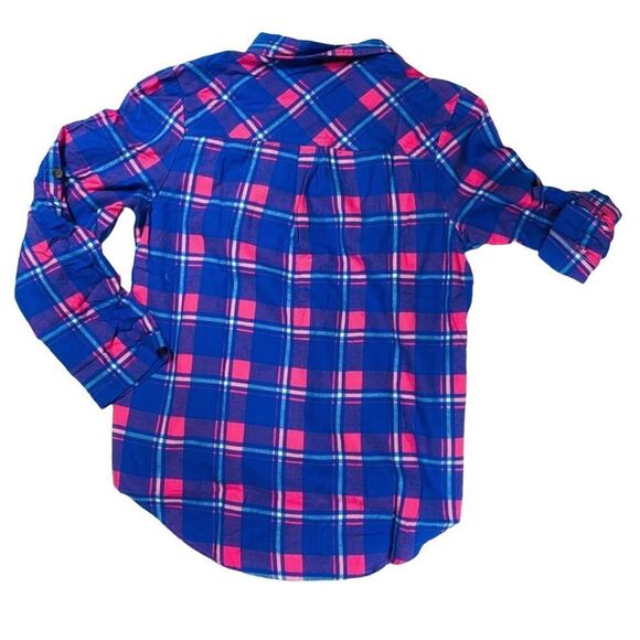 NWT C&C California Blue Flannel Button Down - Small - Picture 5 of 8